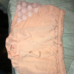 pink shorts
